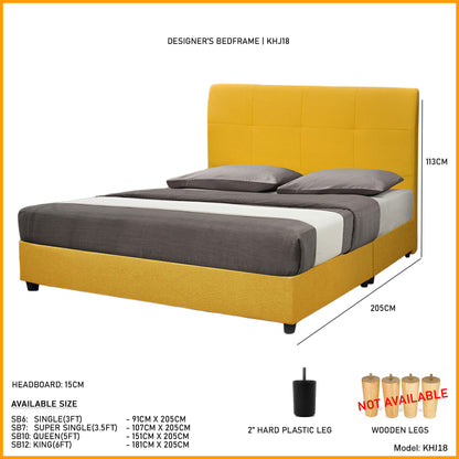 Divan Bedframe with Headboard l KHJ18