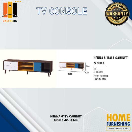 TV Console | Henna 6"