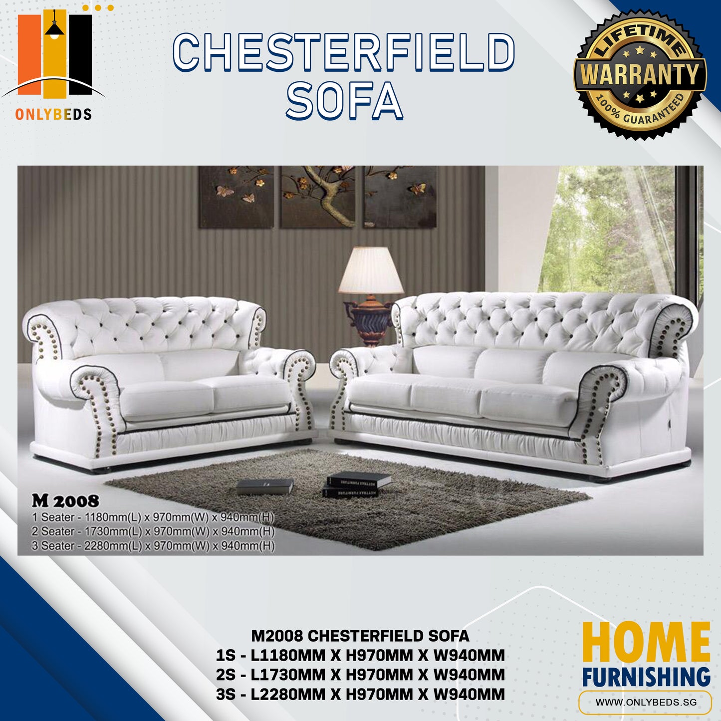 Sofa l Chesterfield l M2008