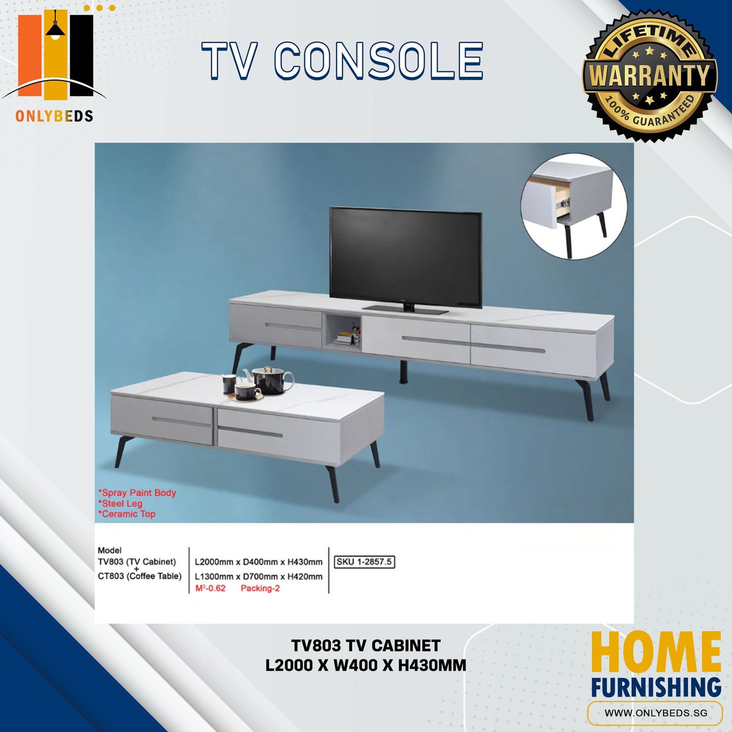 ONLYBEDS | TV Console | TV803