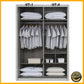 ONLYBEDS | Wardrobe 5ft x 8ft | VT-D3