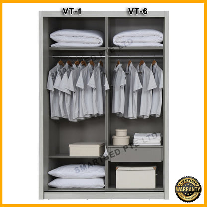 ONLYBEDS | Wardrobe 5ft x 8ft | VT-D4