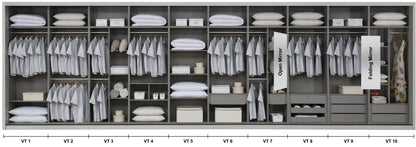 ONLYBEDS | Wardrobe 5ft x 8ft | VT-D4