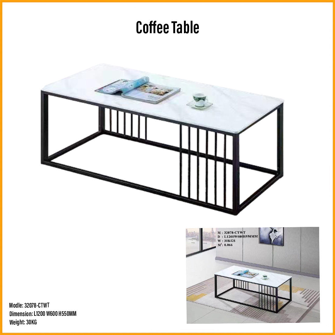 Coffee Table l 32078-CTWT